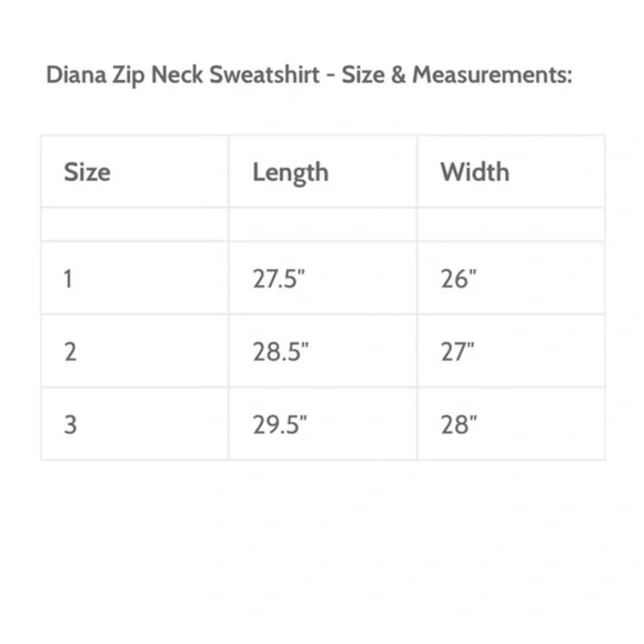 Sloppy Joe Diana Zip Neck Sweatshirt - Picture 7 of 7